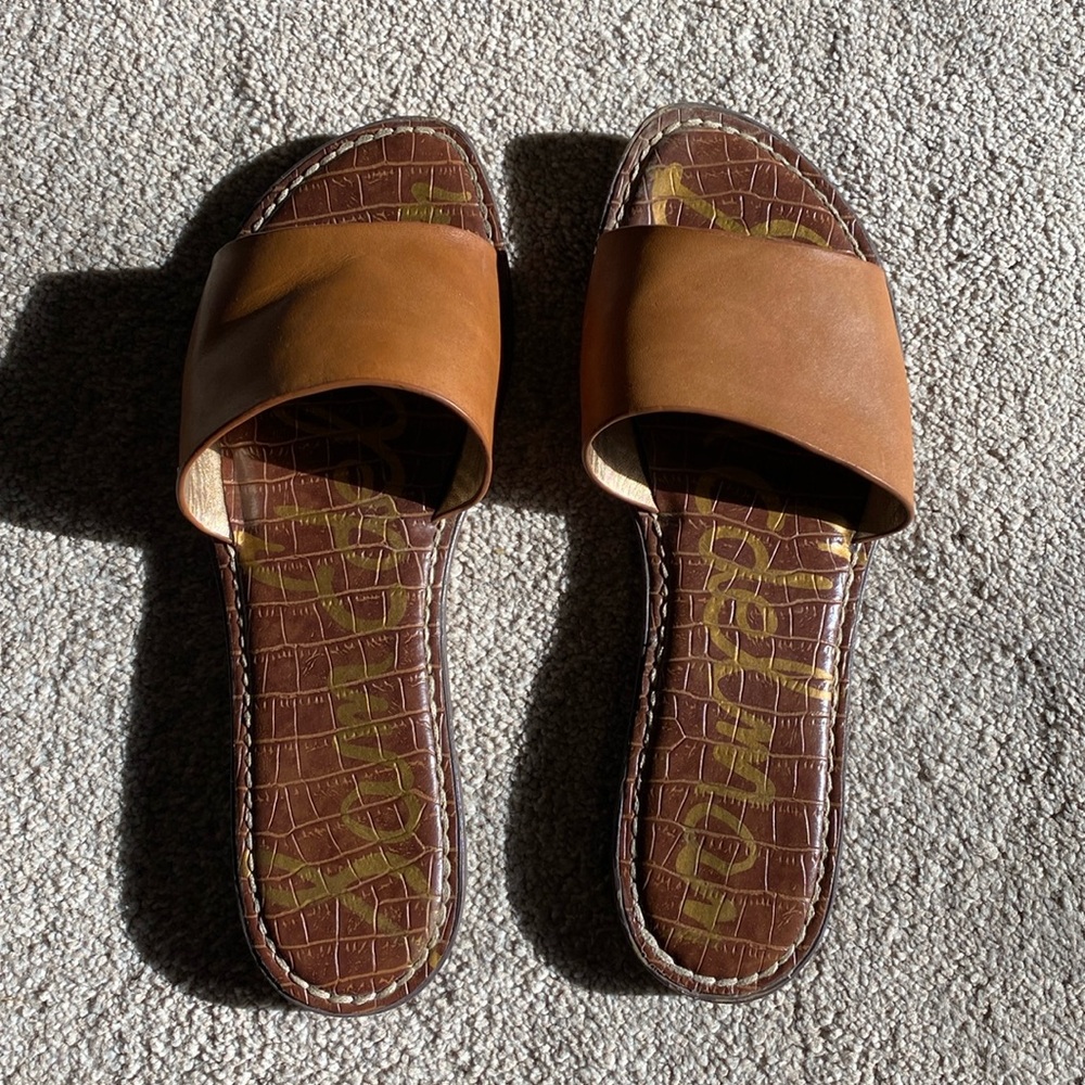 Sam Edelman leather slide sandals - size 7.5